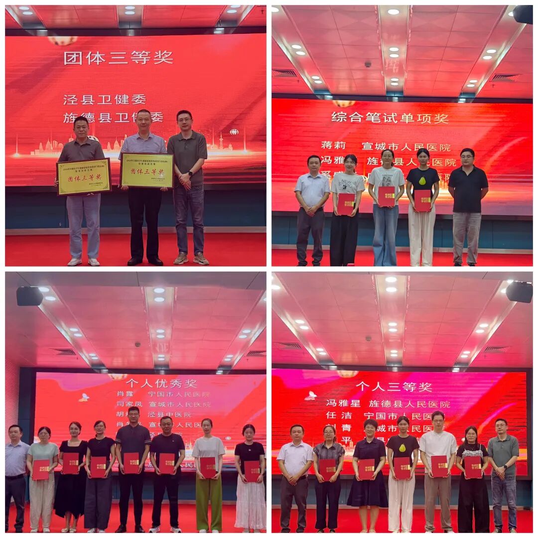 【技能比武砺精兵 以赛促学强药学】旌德县人民医院在全市药学（药学门诊方向）职业技能竞赛斩获佳绩
